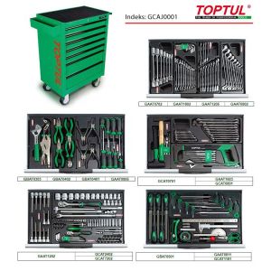 Chariot à outils avec équipement TOPTUL GCAJ0001