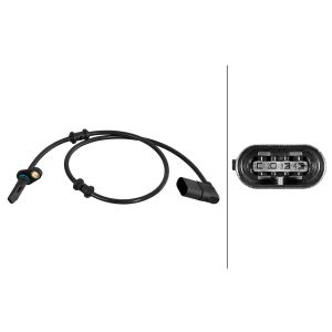 ABS-sensor HELLA 6PU 358 216-171