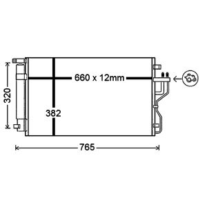 A/C-kondensor MAHLE AC 770 000P