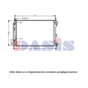 Motorkühler AKS DASIS 190009N