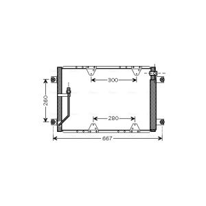 Condensador, ar condicionado AVA COOLING SZ5107D AVA