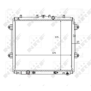 Kühler, Motorkühlung NRF 59080