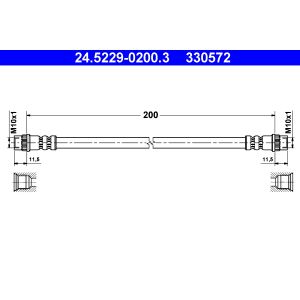 Flexible de frein ATE 24.5229-0200.3