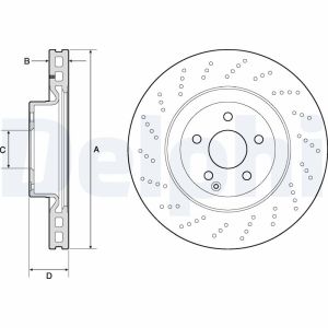 Disco de freno DELPHI BG9188C