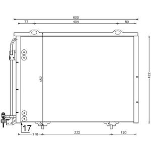 Condenseur (climatisation) MAHLE AC 211 001S