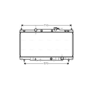 Arrefecedor do motor AVA COOLING HD2162