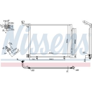 Lauhdutin, ilmastointilaite NISSENS 941094
