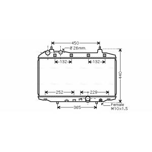 Arrefecedor do motor AVA COOLING HD2188
