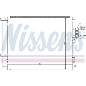 Condensatore, impianto di climatizzazione NISSENS 940209