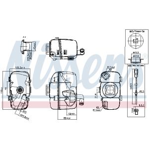 Depósito de compensación, refrigerante NISSENS 996181