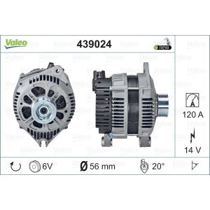Spanningsregelaar VALEO 439024