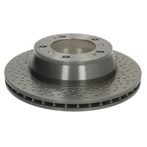 Remschijf BREMBO 9666511 achter, geventileerd, sterk gecarboniseerd, 1 Stuk