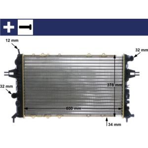 Arrefecedor do motor MAHLE CR 321 000S