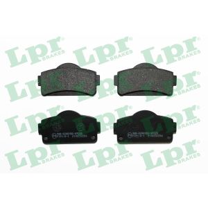 Conjunto de pastilhas de travão, travão de disco LPR 05P2286