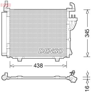 Condensator, airconditioning DENSO DCN41003