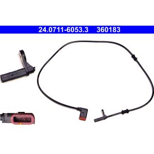 Sensor de velocidad, ABS ATE 24.0711-6053.3