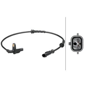 Sensor do ABS traseiro, direito HELLA 6PU 012 679-101