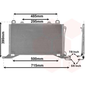 Condenseur (climatisation) VAN WEZEL 30005222