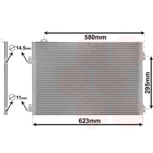 Condenseur (climatisation) VAN WEZEL 43005347