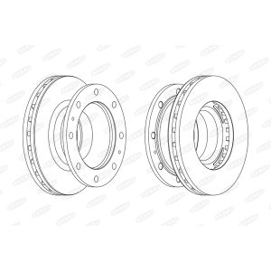 Bromsskiva BERAL BCR238A