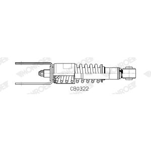 Amortisseur (support de cabine) MONROE CB0322