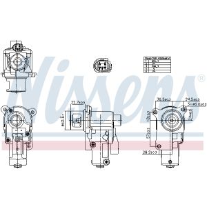 Valvola EGR NISSENS 98552