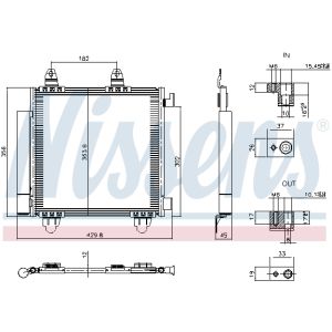 Condenseur (climatisation) NISSENS 941352