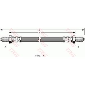 Bremsschlauch TRW PHC201