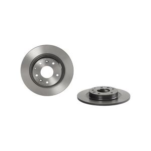 Disco de freno BREMBO 08D22211 hinten, macizo, 1 Pieza