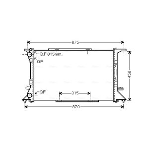 Raffreddatore motore AVA COOLING AI2306