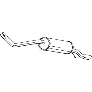 Takaäänenvaimennin BOSAL 233-569