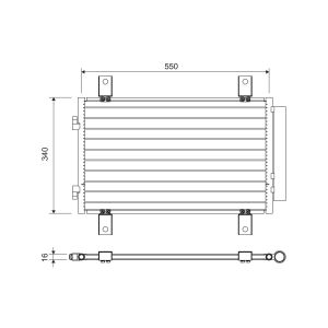 A/C-kondensor VALEO 814081