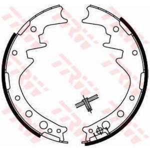 Conjunto, sapatas de travão TRW GS8170