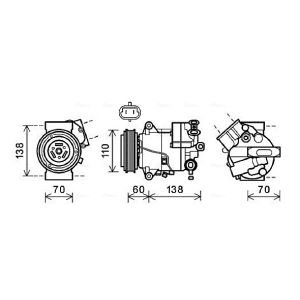Compressor, ar condicionado AVA COOLING OLAK607