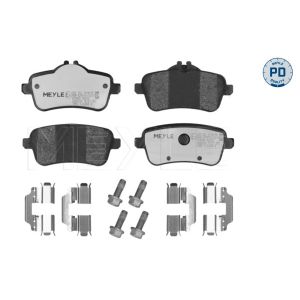 Bremsbelagsatz, Scheibenbremse MEYLE 025 252 1618/PD