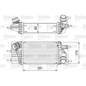 Intercooler VALEO 818666