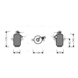 Secador, ar condicionado AVA COOLING MSD081