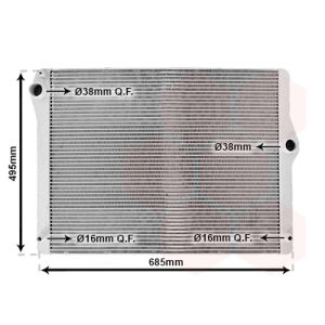 Radiador VAN WEZEL WEZ06002430