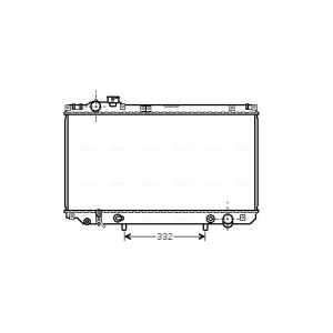 Arrefecedor do motor AVA COOLING TO2312