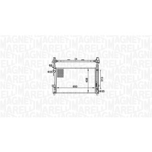 Raffreddatore motore MAGNETI MARELLI 350213151700
