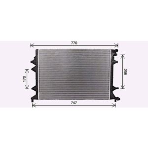 Arrefecedor do motor AVA COOLING VN2415