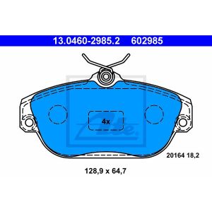 Bremsbelagsatz ATE 13.0460-2985.2, Vorne