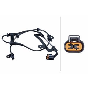 Sensor de velocidad, ABS HELLA 6PU 358 252-631