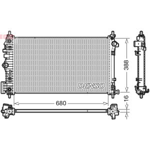 Radiateur moteur DENSO DRM20007