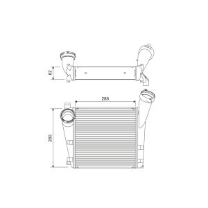 Ladeluftkühler VALEO 818394
