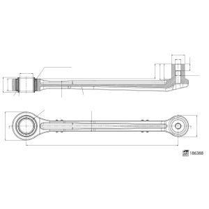 Varilla/puntal, estabilizador FEBI BILSTEIN 186388