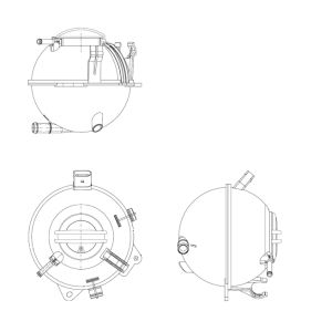 Tasaussäiliö, jäähdytysneste EASY FIT NRF 454082