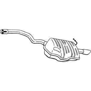 Silencieux arrière BOSAL 220-453