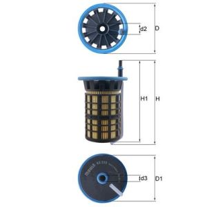Filtro de combustível KNECHT KX 515