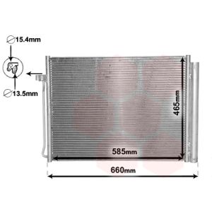 Condenseur (climatisation) VAN WEZEL 06005377